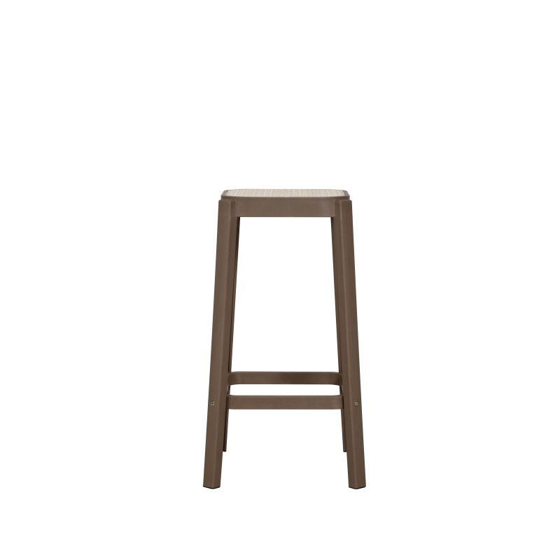 Tabouret Oasis en Résine – Empilable, Léger, Cuisine, Îlot et Comptoir